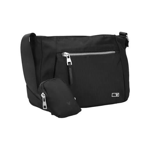 RONCATO solaris borsa a spalla nero