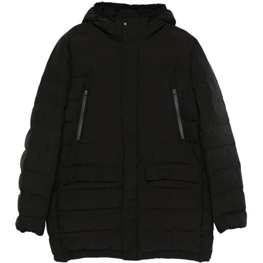 Geox giacca spherica con cappuccio - nero