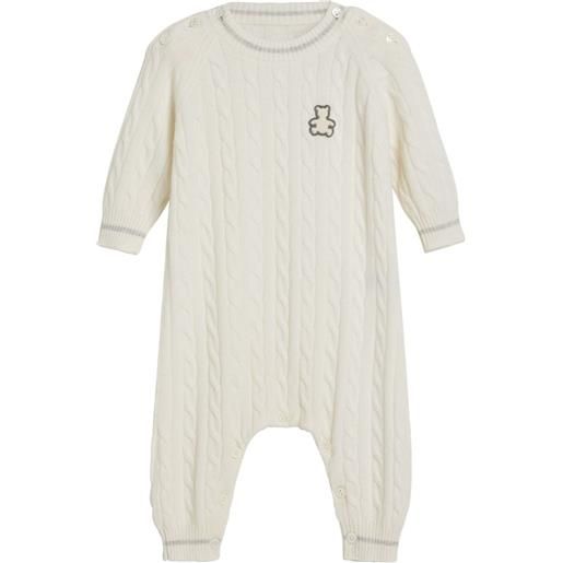 Brunello Cucinelli Kids tuta intera - bianco