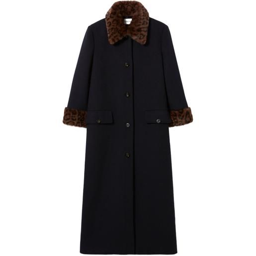 Claudie Pierlot cappotto con stampa - blu