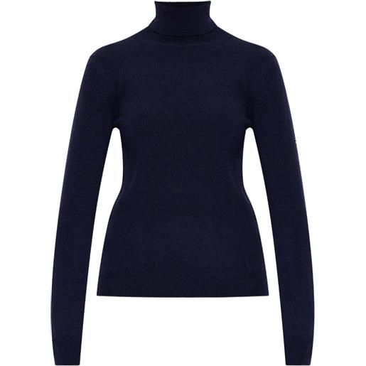 Balenciaga maglione a collo alto - blu