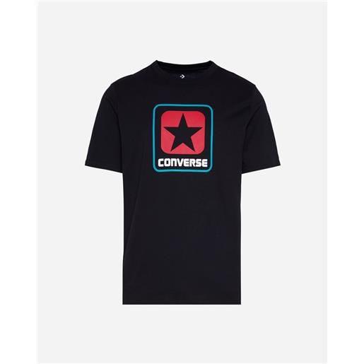 Converse box logo m - t-shirt - uomo - nero