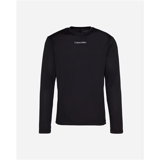 Calvin klein sport small logo m - t-shirt - uomo - nero