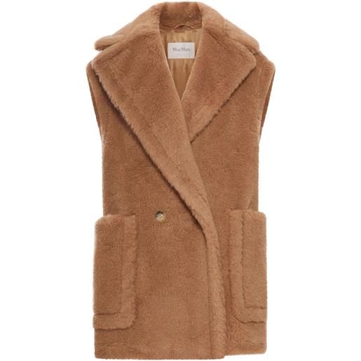 Max Mara gilet doppiopetto - marrone