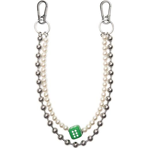 VEERT catena con perle - silver
