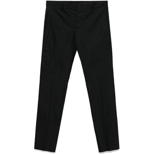 PT Torino pantaloni con placca logo - nero