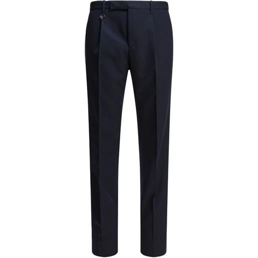 Prada cargo con logo a triangolo - blu