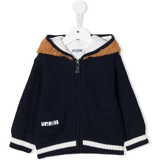 Moschino Kids giacca con motivo teddy bear - blu