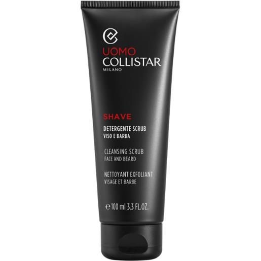 Collistar linea uomo detergete scrub viso e barba 100 ml - 100 ml