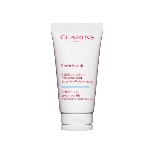 Clarins fresh scrub crema esfoliante rinfrescante con granuli di origine naturale. 50 ml - 50 ml