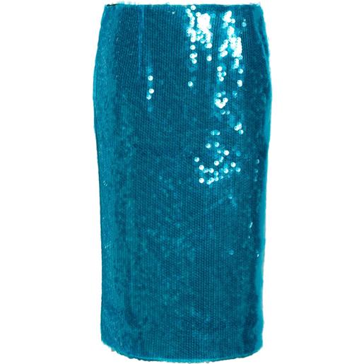 16Arlington gonna midi delta con paillettes - blu