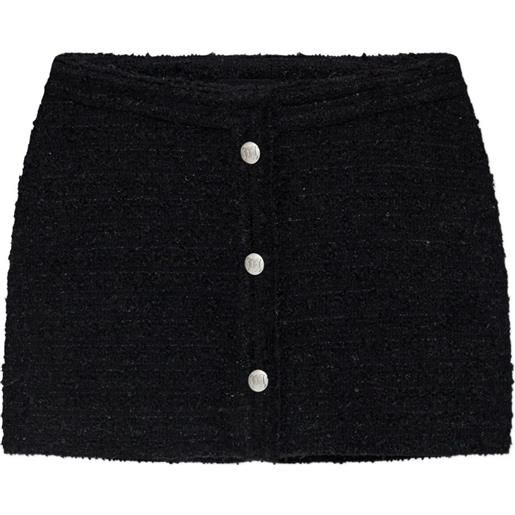 MISBHV minigonna bouclé - nero