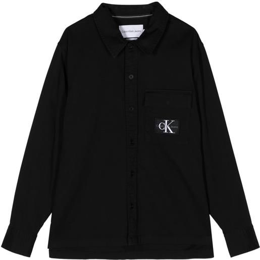 Calvin Klein camicia con stampa - nero
