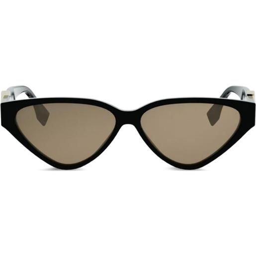 FENDI occhiali da sole ff diamonds - nero