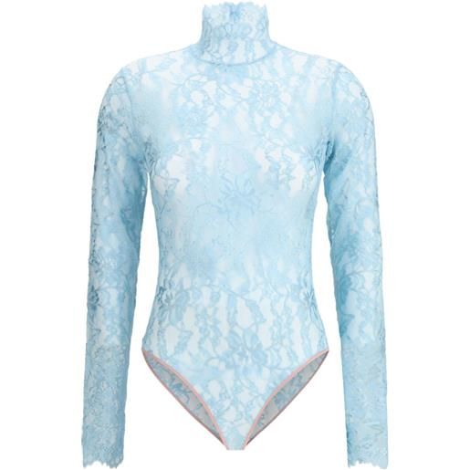 Valentino Garavani body a fiori - blu