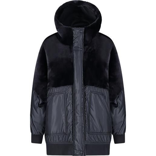 Blancha cappotto con cappuccio - blu