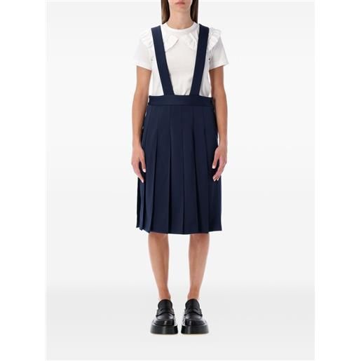 Comme Des Garçons Girl abito plissettato - blu