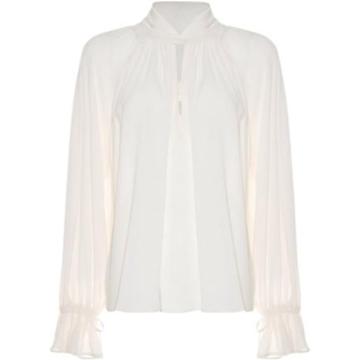 SoAllure blusa in viscosa bianca