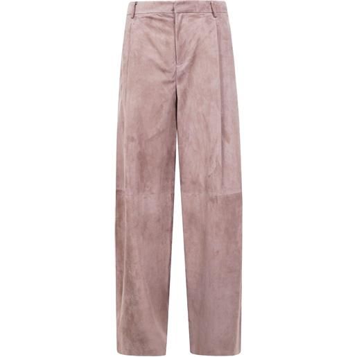 'S Max Mara pantaloni a inserti - marrone