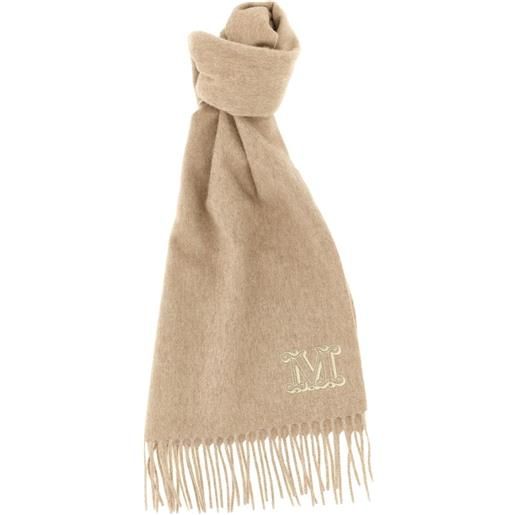 Max Mara stola con frange - toni neutri