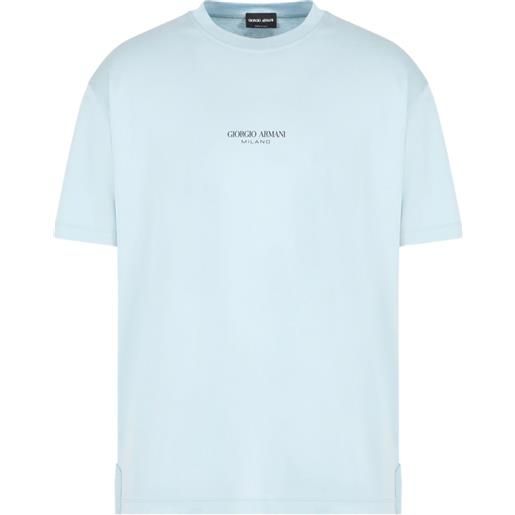 Giorgio Armani t-shirt con logo - blu