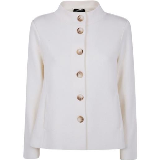 anne claire giacca con bottoni - bianco