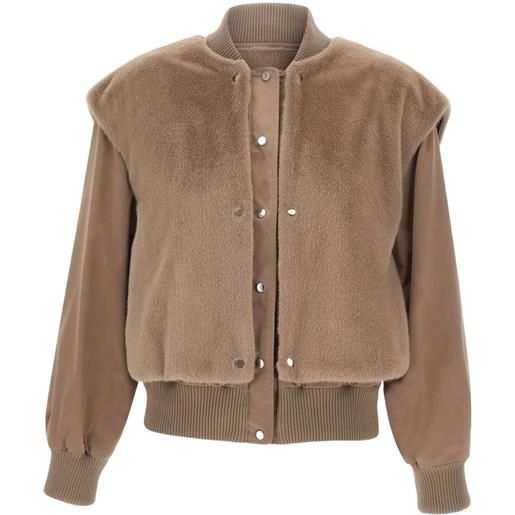 BOSS bomber a strati - marrone