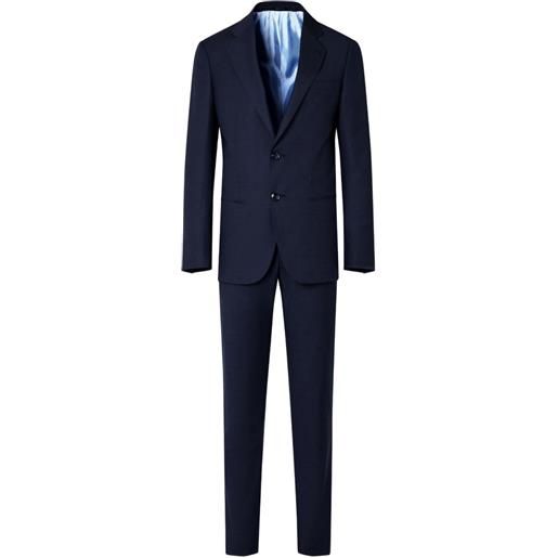 Giorgio Armani completo gessato - blu