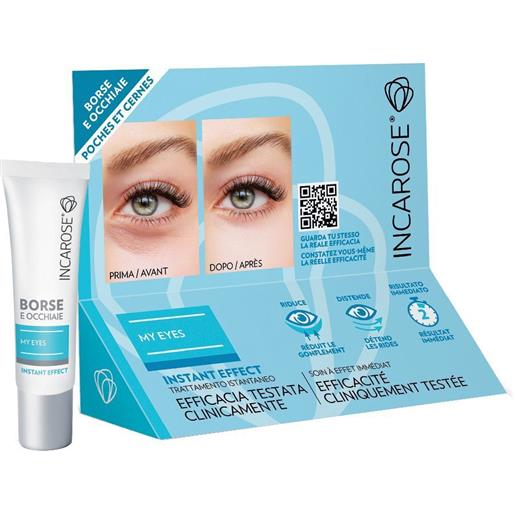 Incarose my eyes instant effect borse e occhiaie 8 ml crema basica