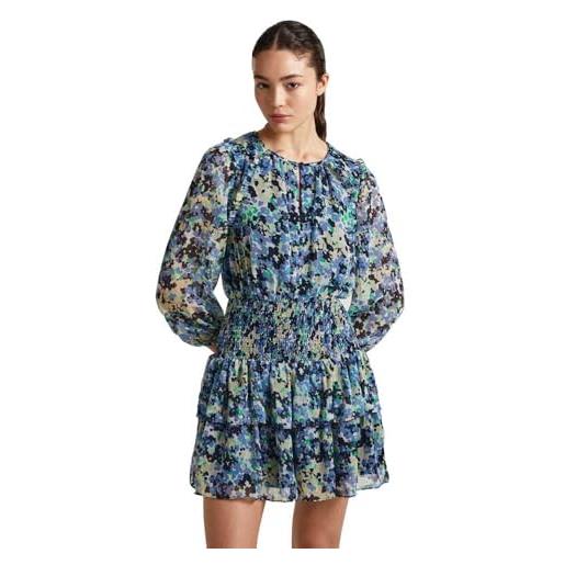Pepe Jeans coral, vestito donna, blu (sea blue), s