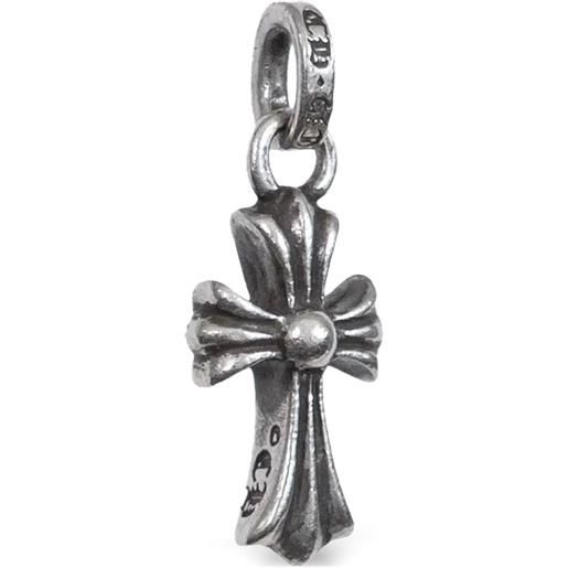 Chrome Hearts pendente cross baby fat - argento