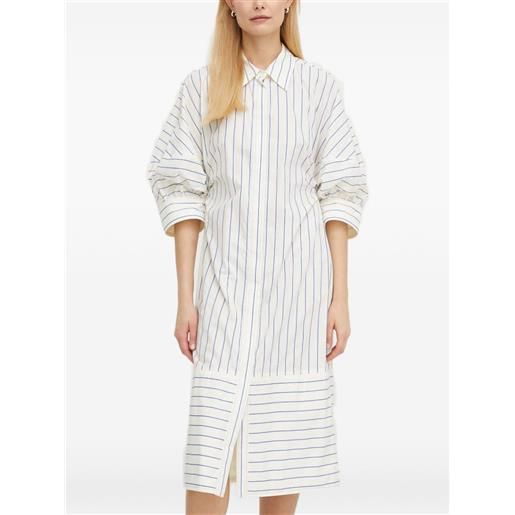 Day Birger Et Mikkelsen abito midi a righe - bianco