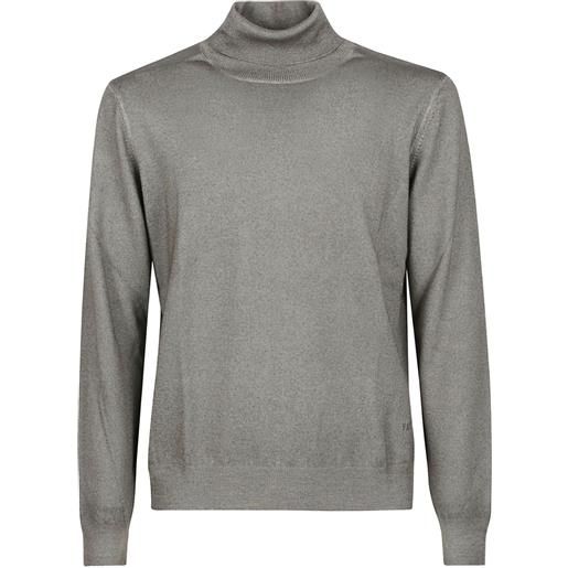 Fay maglione in lana a collo alto - verde