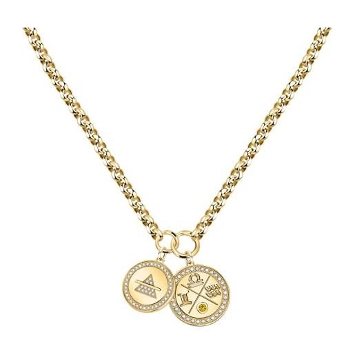 Morellato cosmo collana donna capsule collection in acciaio, cristalli - saum11