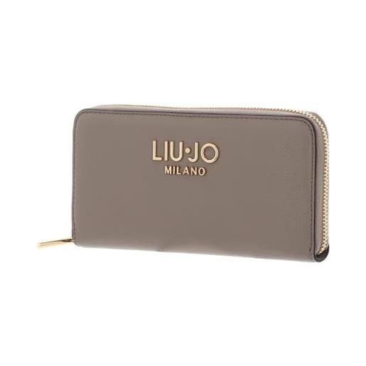 Liu jo borsa caliwen ecs zip around wallet desert taupe grigio talpa