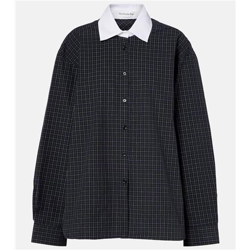 The Frankie Shop camicia hylan in cotone a quadri