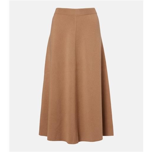 Jardin des Orangers gonna midi in lana e cashmere