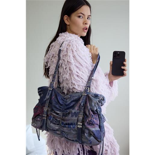Desigual borsa grande arricciata