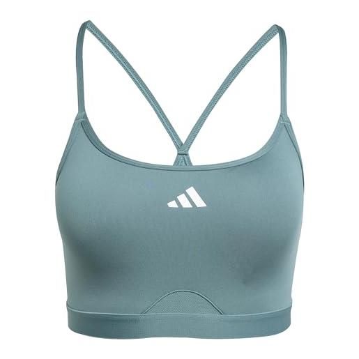 adidas reggiseno aero. React training 3stripes donna adulto xl