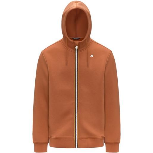 K-WAY felpa full zip cappuccio rainer spacer