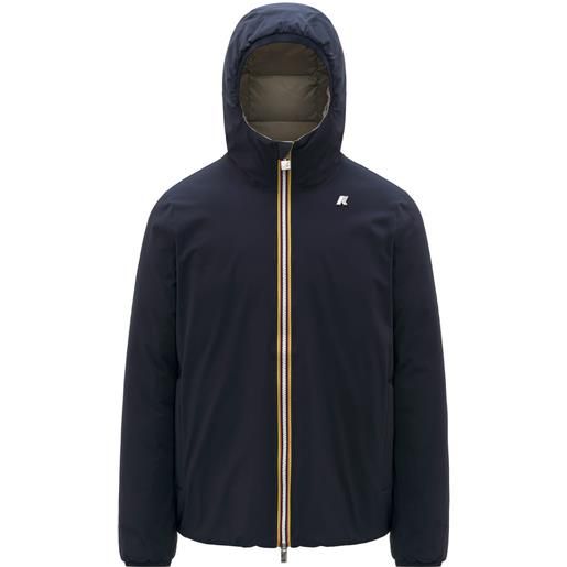 K-WAY piumino con cappuccio jack stretch thermo double