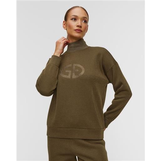 Goldbergh felpa verde oliva da donna Goldbergh sizzle
