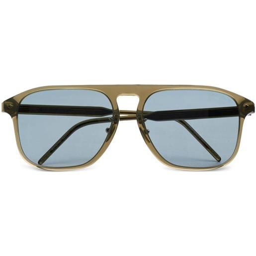 Giorgio Armani occhiali da sole squadrati - verde