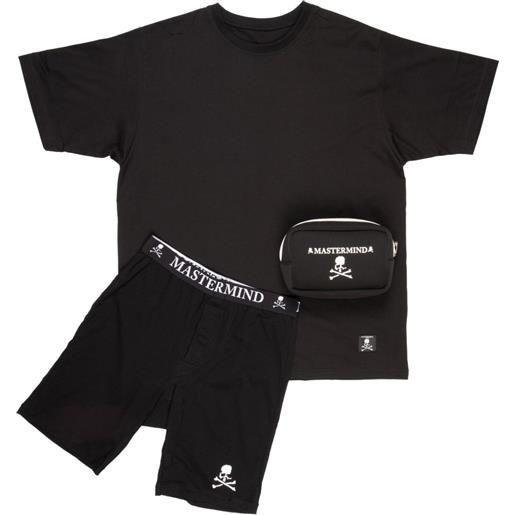 Mastermind World set boxer con stampa - nero