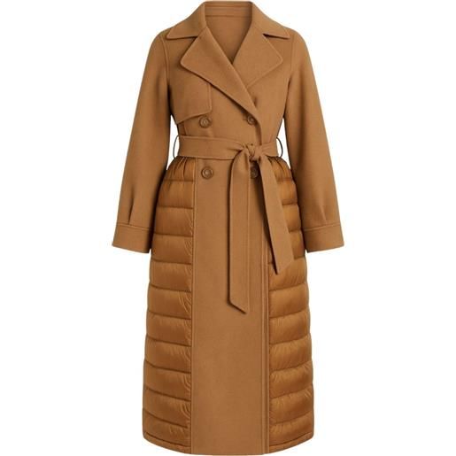 TWINSET cappotto con cintura - marrone