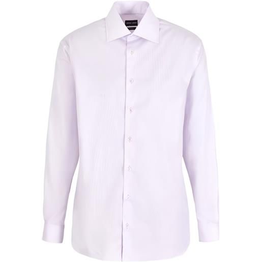 Giorgio Armani camicia button-down - viola