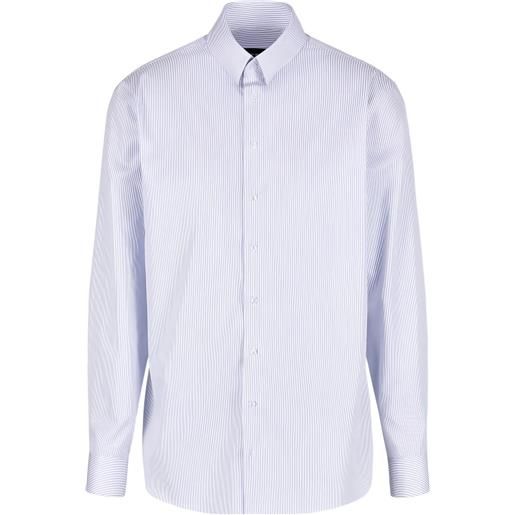 Giorgio Armani camicia a righe - bianco