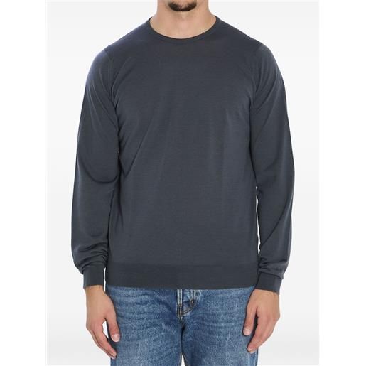 John Smedley felpa girocollo - grigio