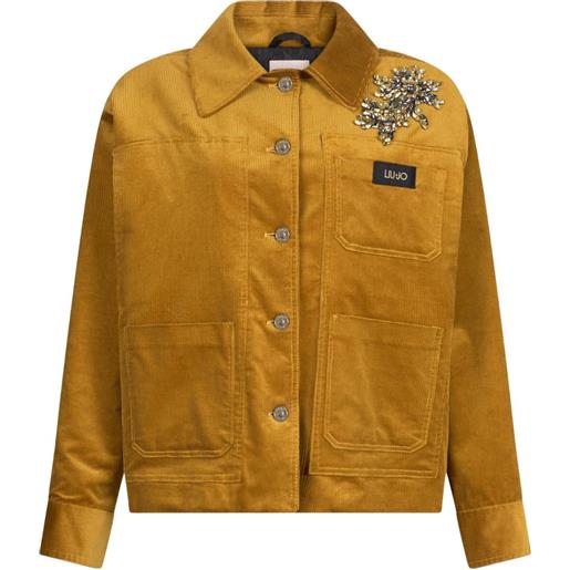 LIU JO giacca con applicazione - giallo