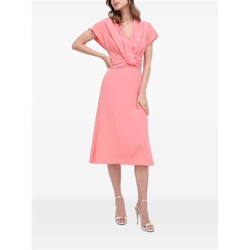 BOSS abito con scollo a v - rosa